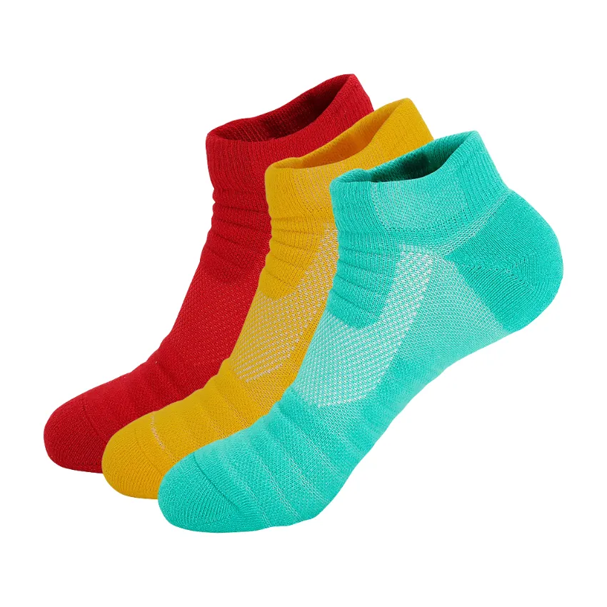 3 Pack Mens Ankle Trainer Socks Thick Cushioned