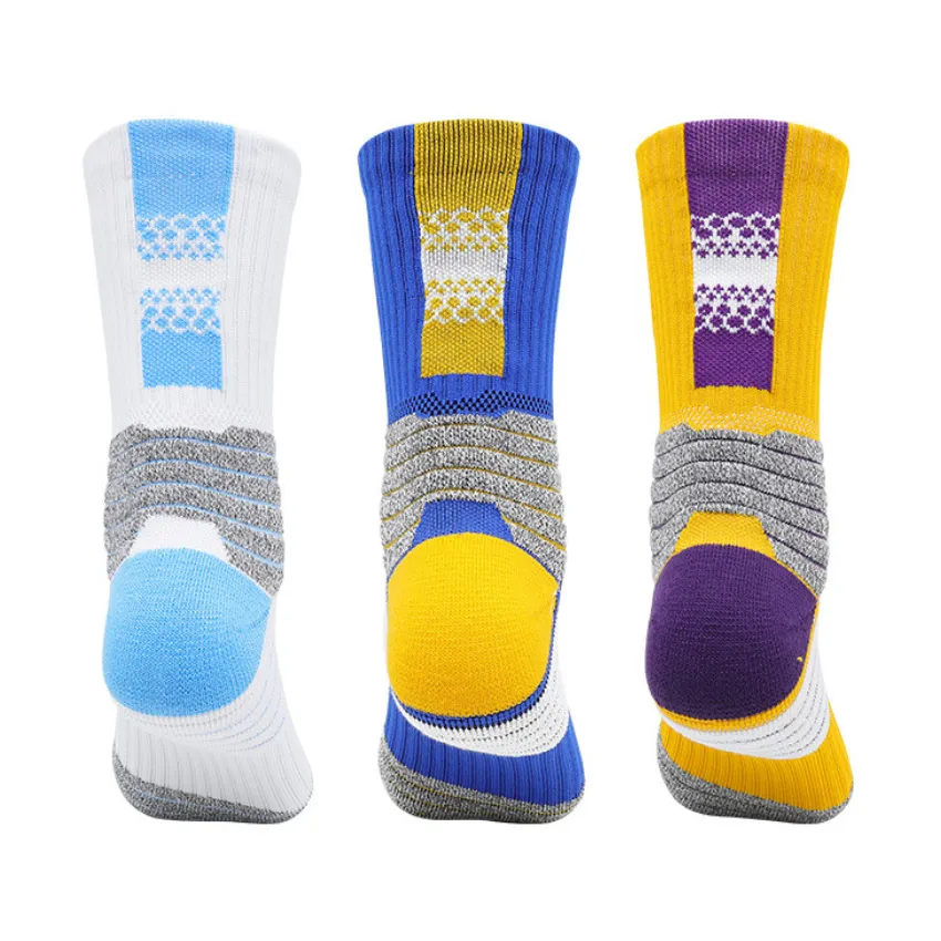 3 Pack Mens Padded Sole Sports Trainer Socks