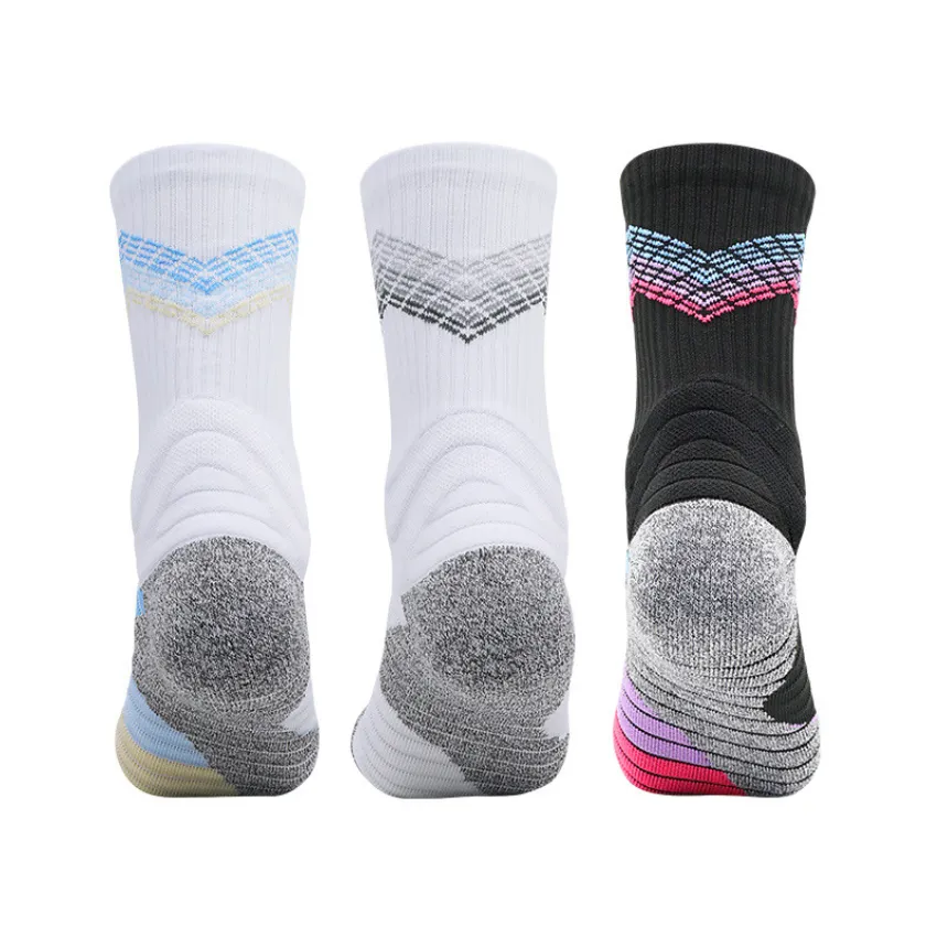 3 Pack Sports Dry Socks Thick Socks Towelling Sole