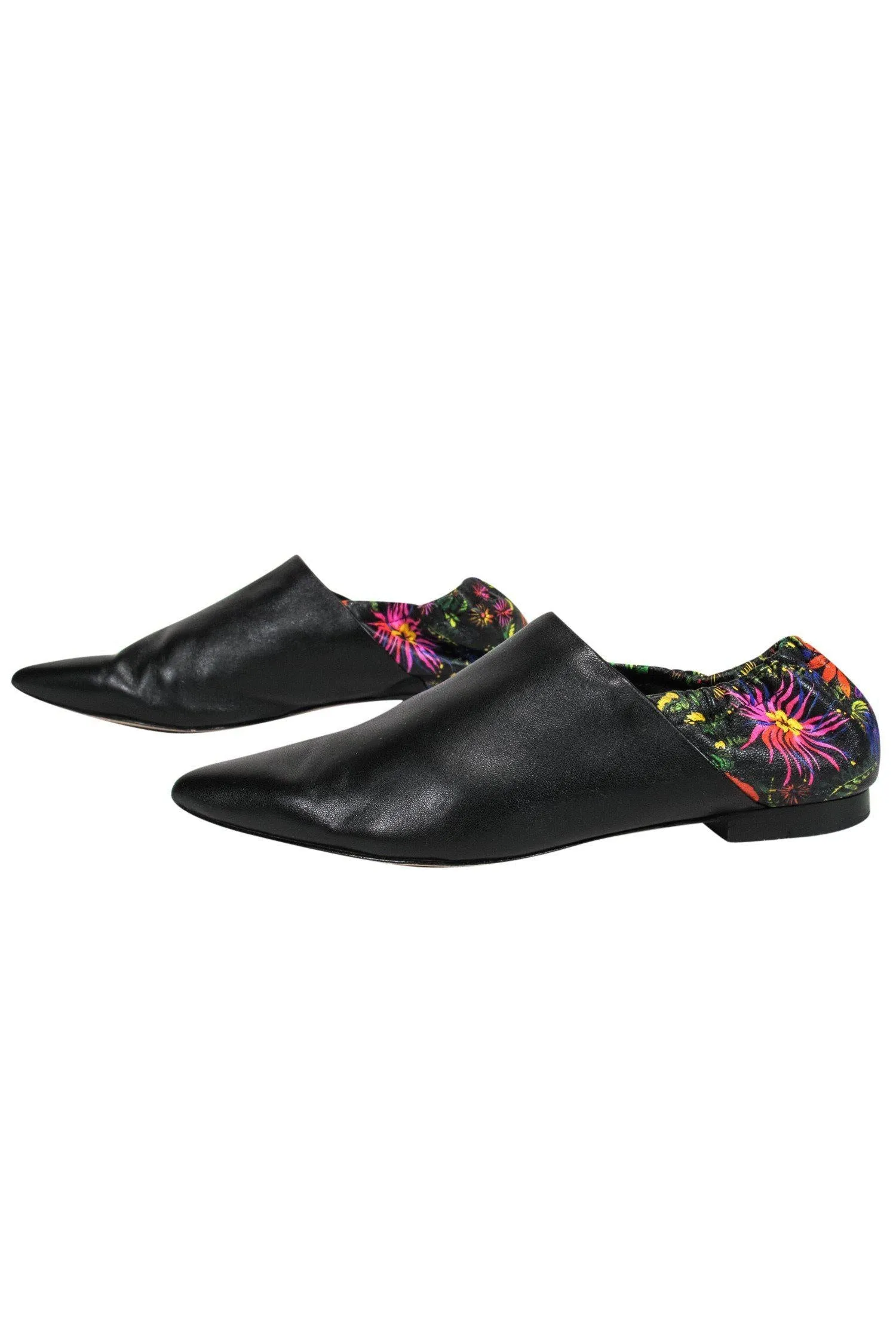 3.1 Phillip Lim - Black Floral Print Flats Sz 5