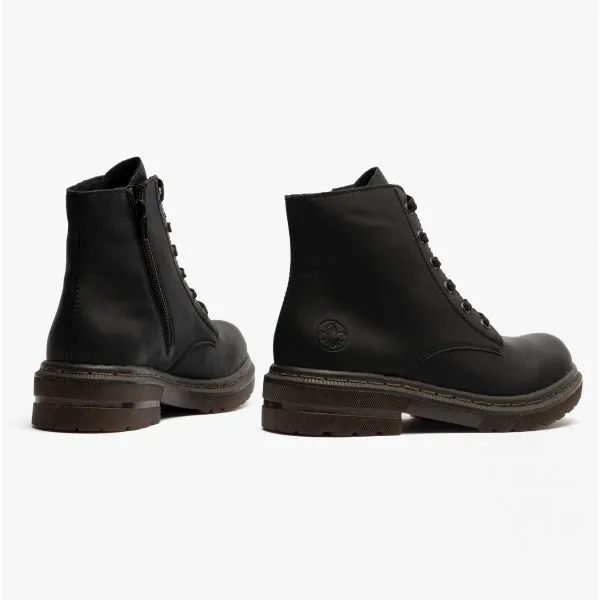 78240-00 Ladies Biker Boots Black