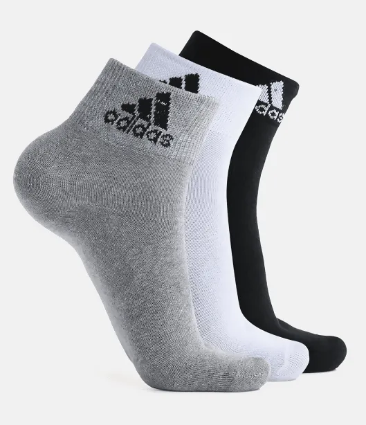 ADIDAS Men Pack Of 3 Ankle-Length Socks(Pack Of 3)