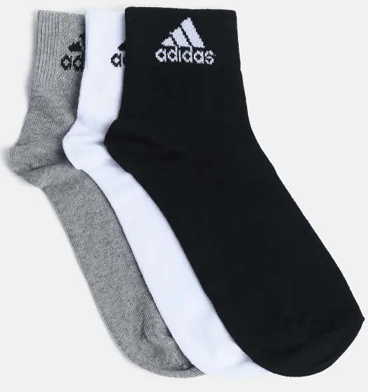 ADIDAS Men Pack Of 3 Ankle-Length Socks(Pack Of 3)