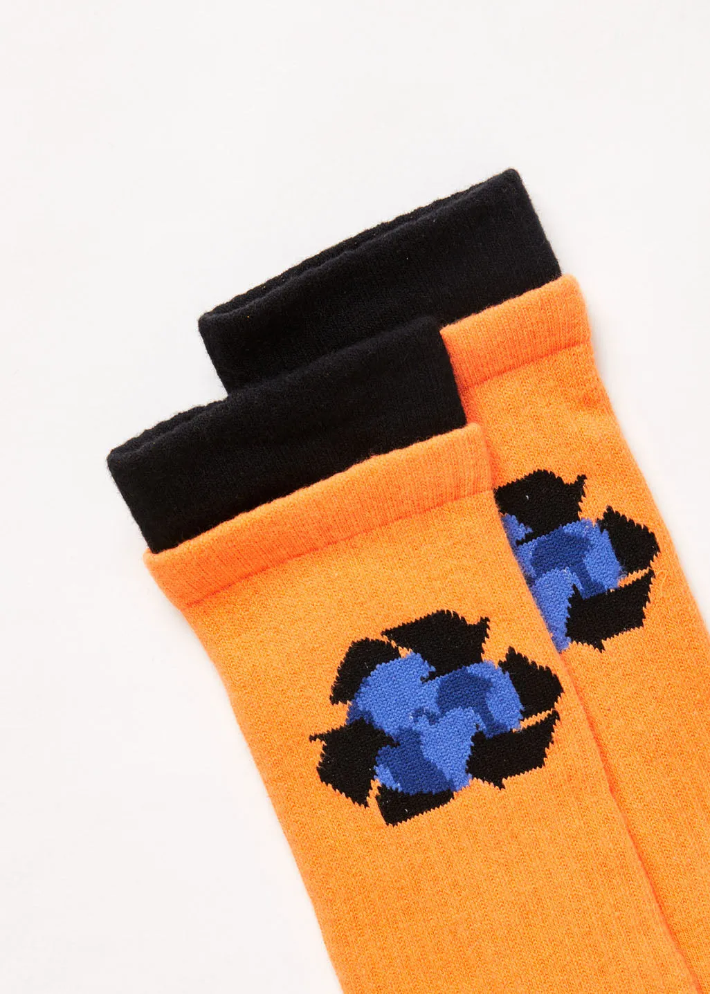 AFENDS Unisex Chromed - Crew Socks - Papaya