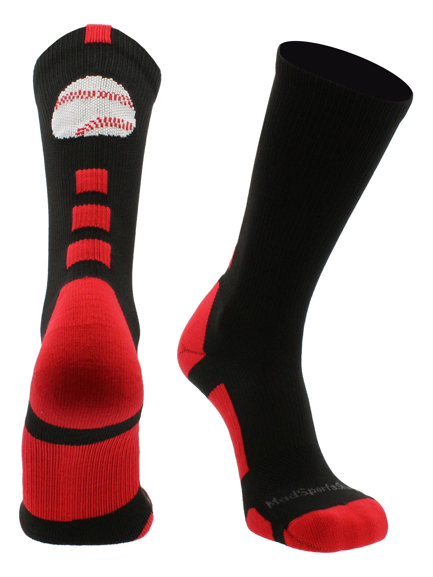 Baseball Logo Athletic Crew Socks (multiple colors)