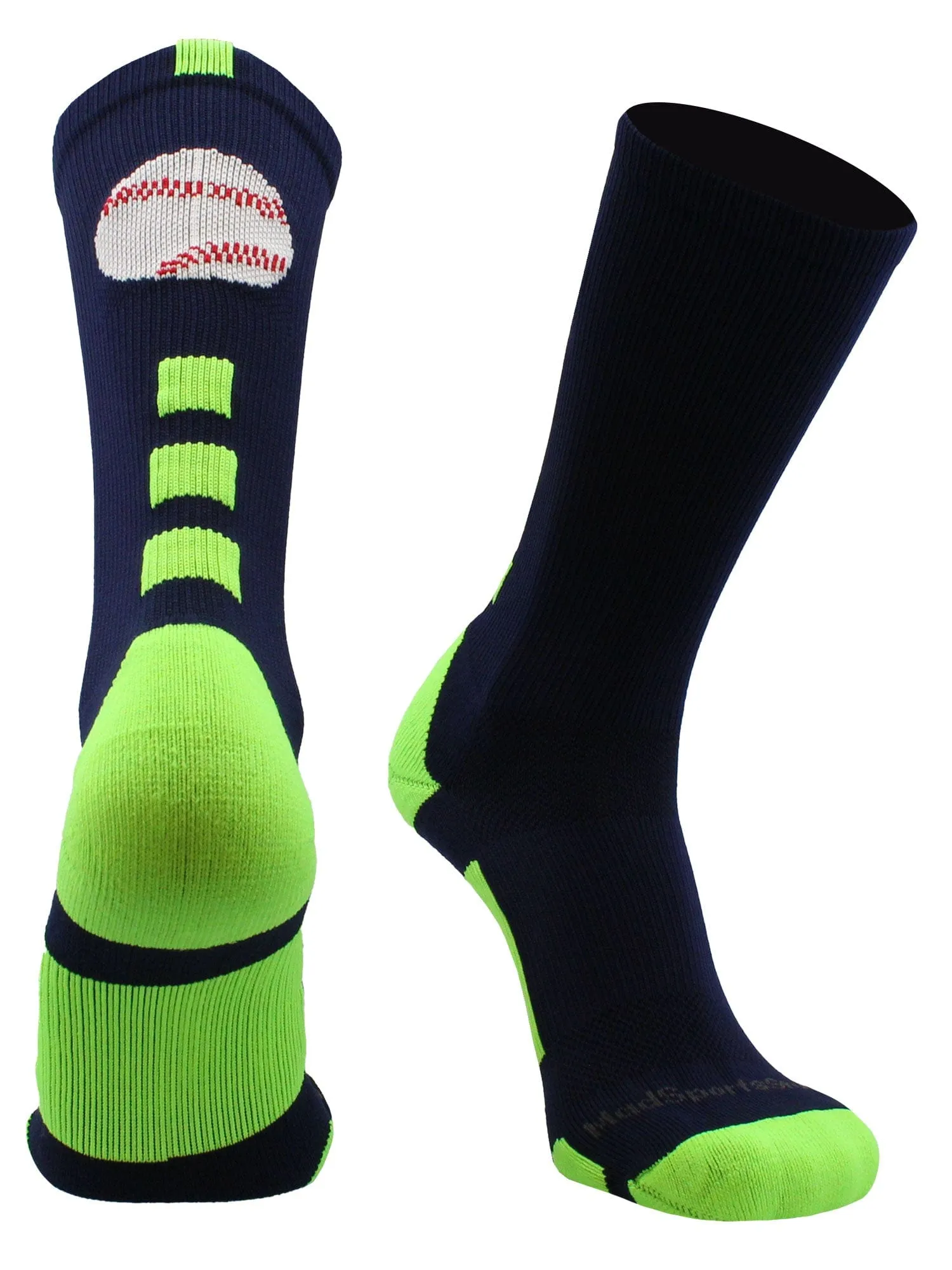 Baseball Logo Athletic Crew Socks (multiple colors)