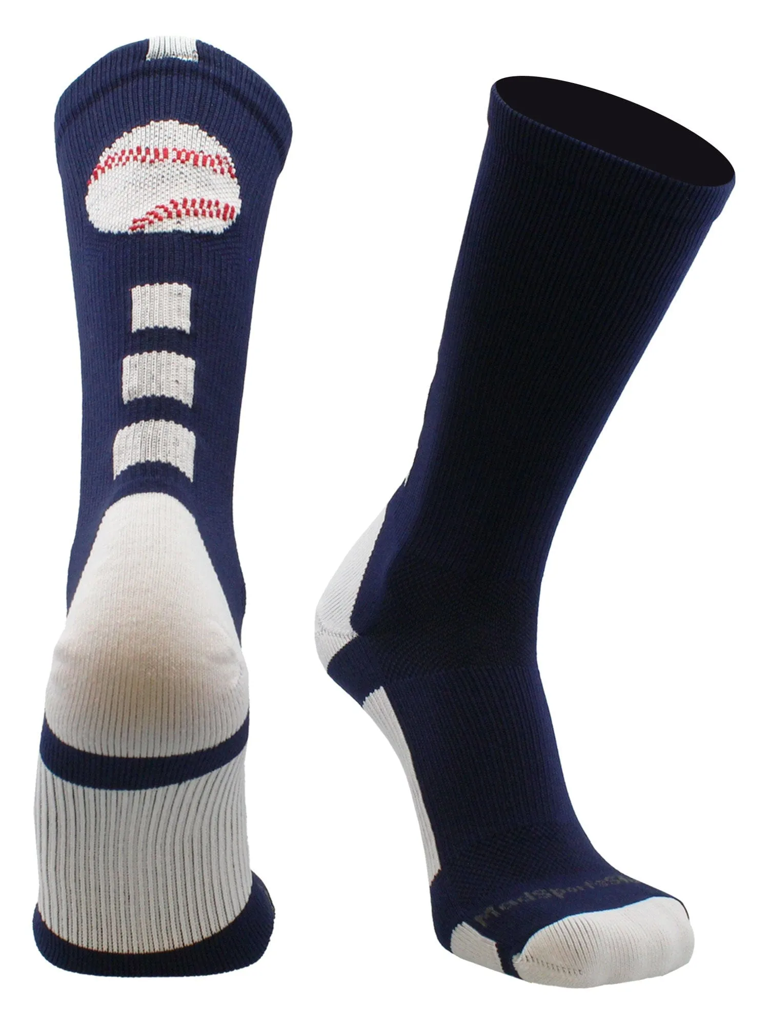 Baseball Logo Athletic Crew Socks (multiple colors)