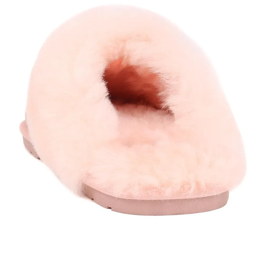 Bella-Rose Sheepskin Mule Slippers - BELLA-ROSE / 319 378