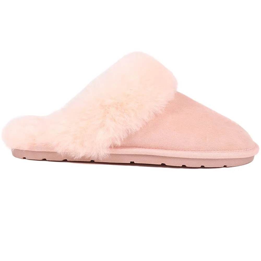 Bella-Rose Sheepskin Mule Slippers - BELLA-ROSE / 319 378