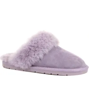 Bella-Rose Sheepskin Mule Slippers - BELLA-ROSE / 319 378