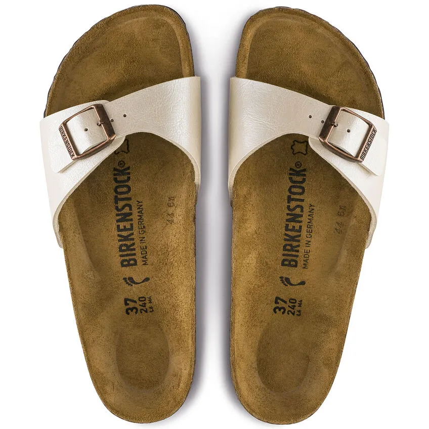 Birkenstock Madrid BF Graceful Pearl White Narrow 940153