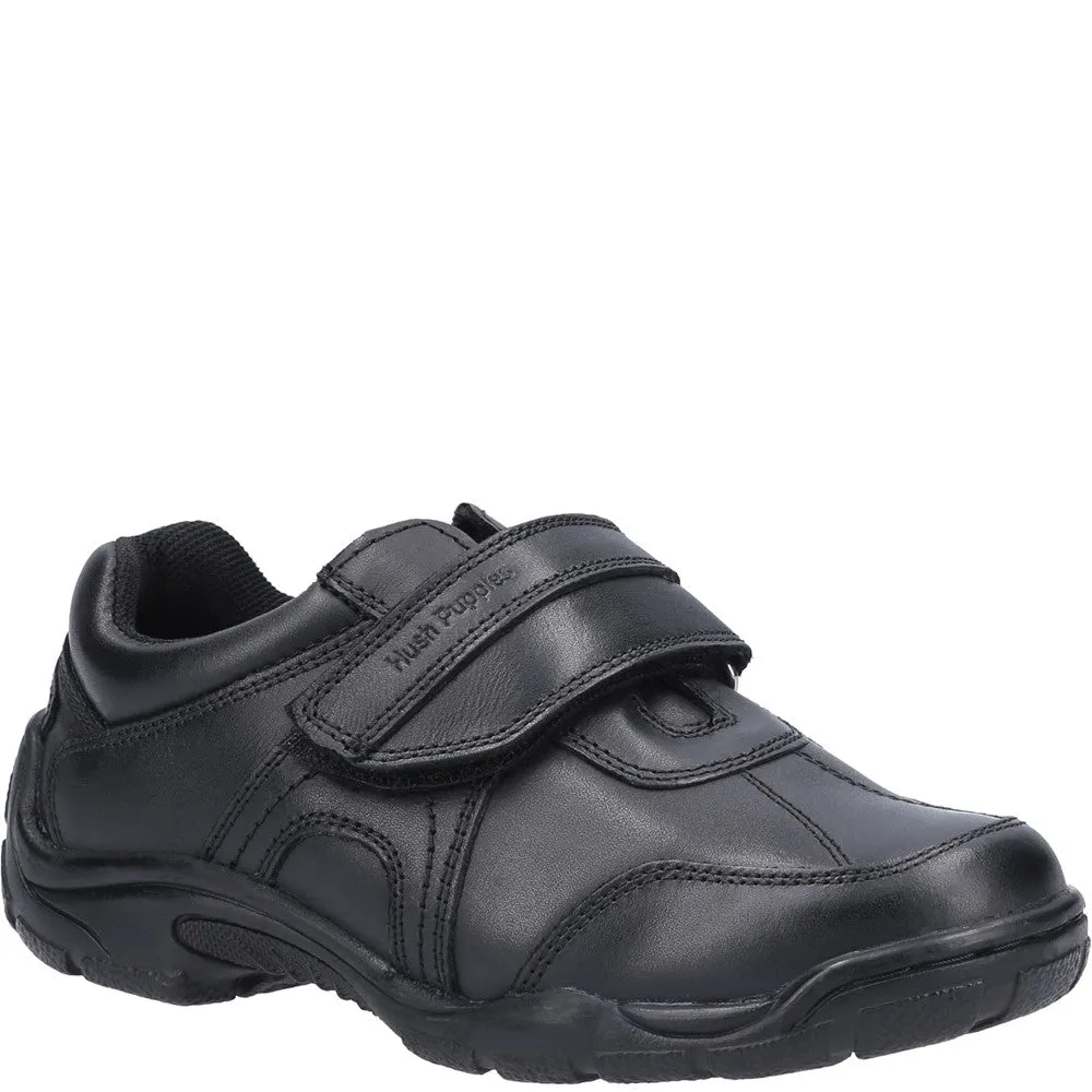 Black Arlo Junior School Shoes