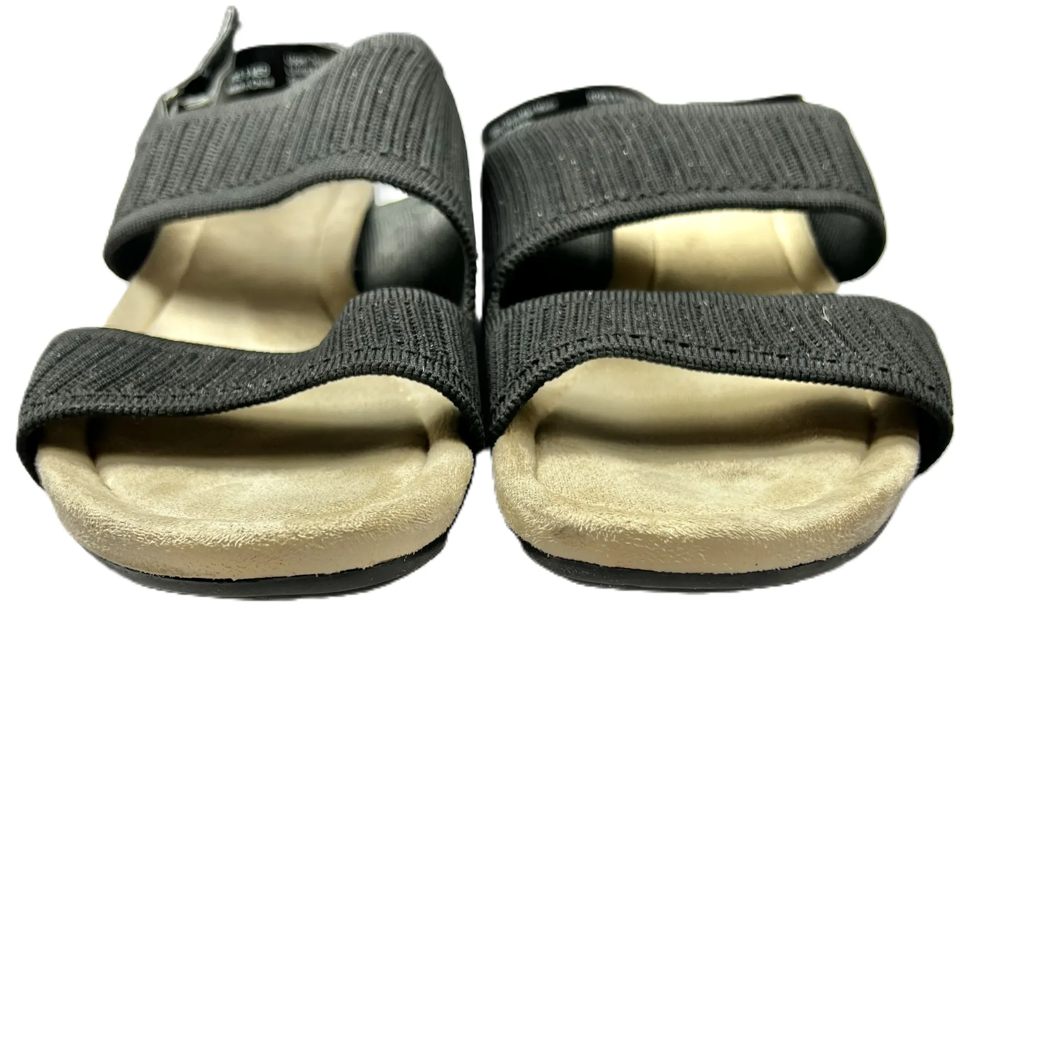 Black Sandals Flats By Croft And Barrow, Size: 9