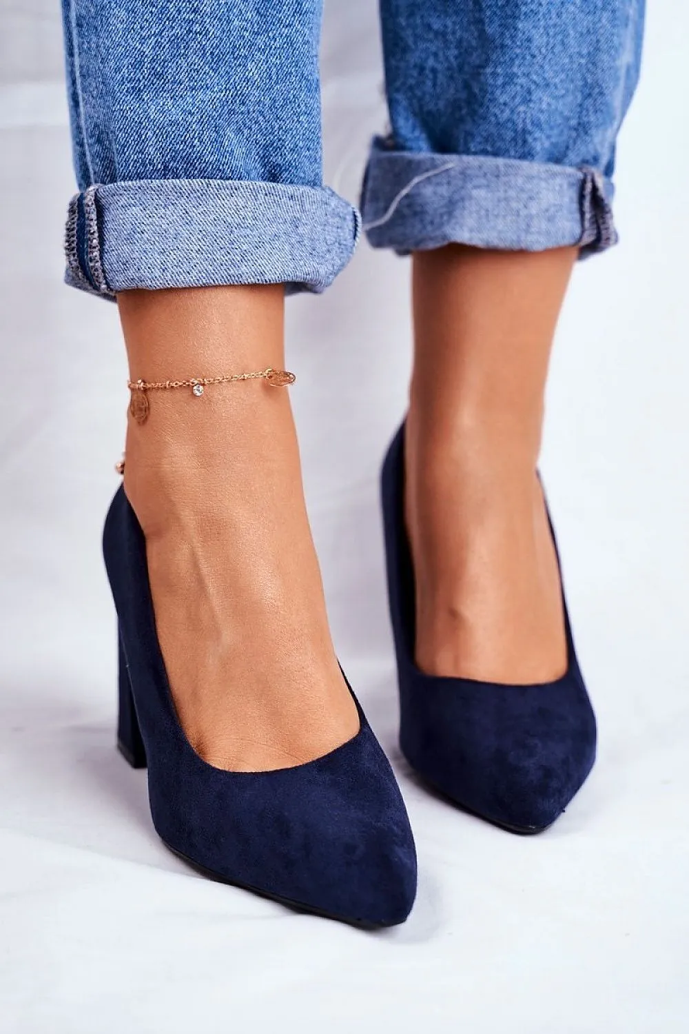 Block heel pumps Step in style