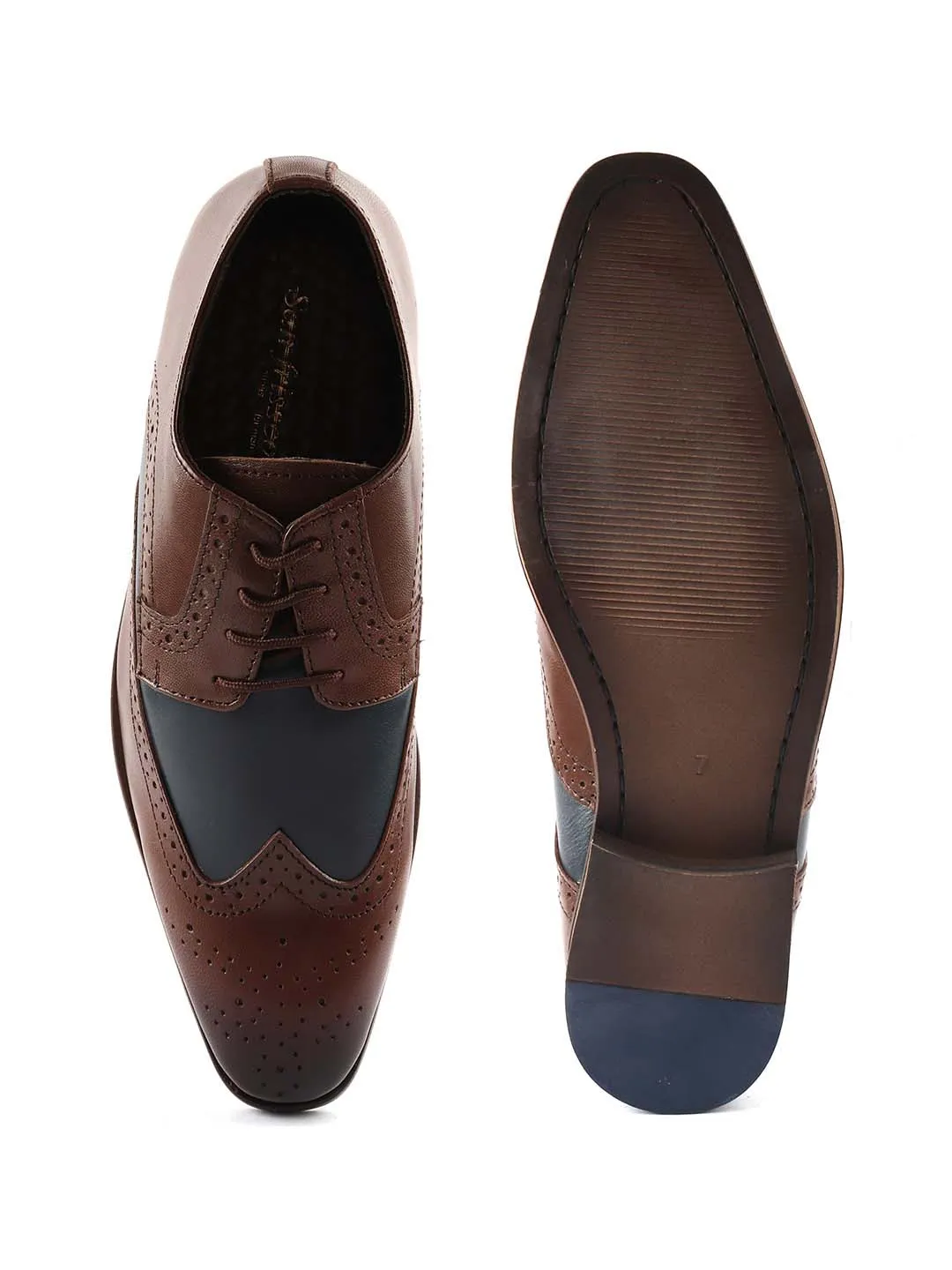 Brown Leather Brogue shoes