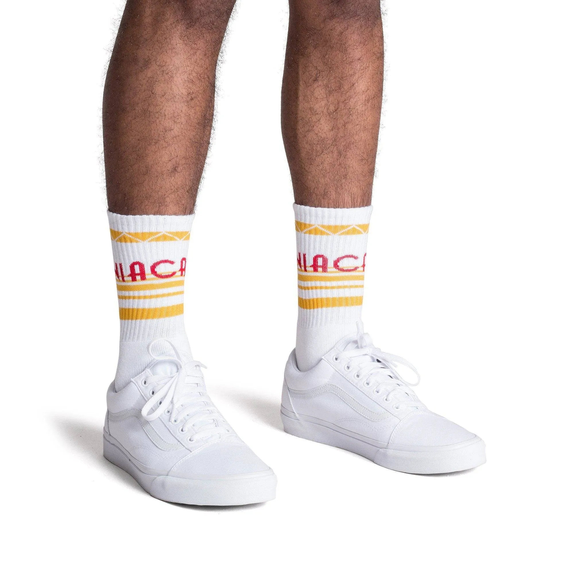 Cali Sun Socks | White