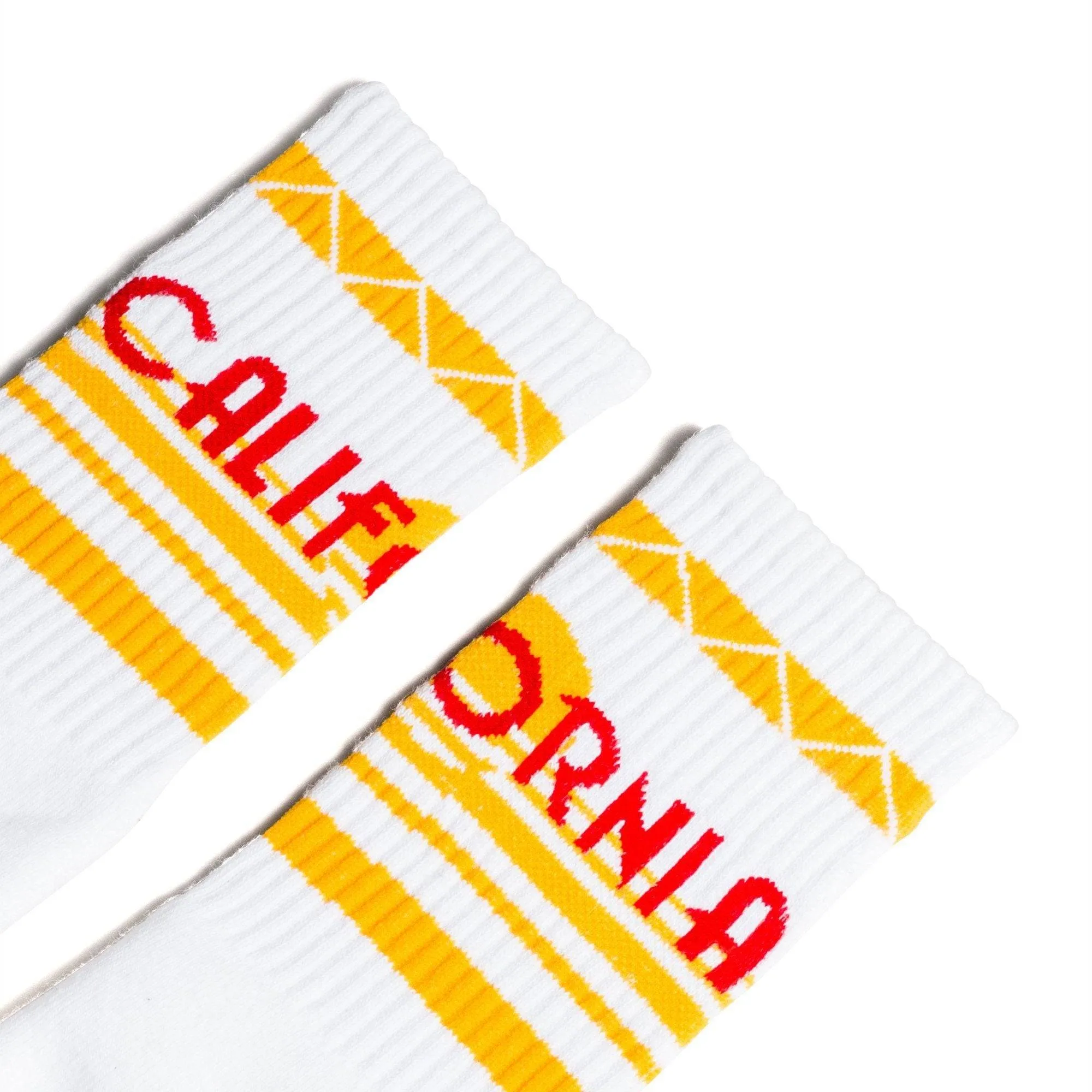 Cali Sun Socks | White