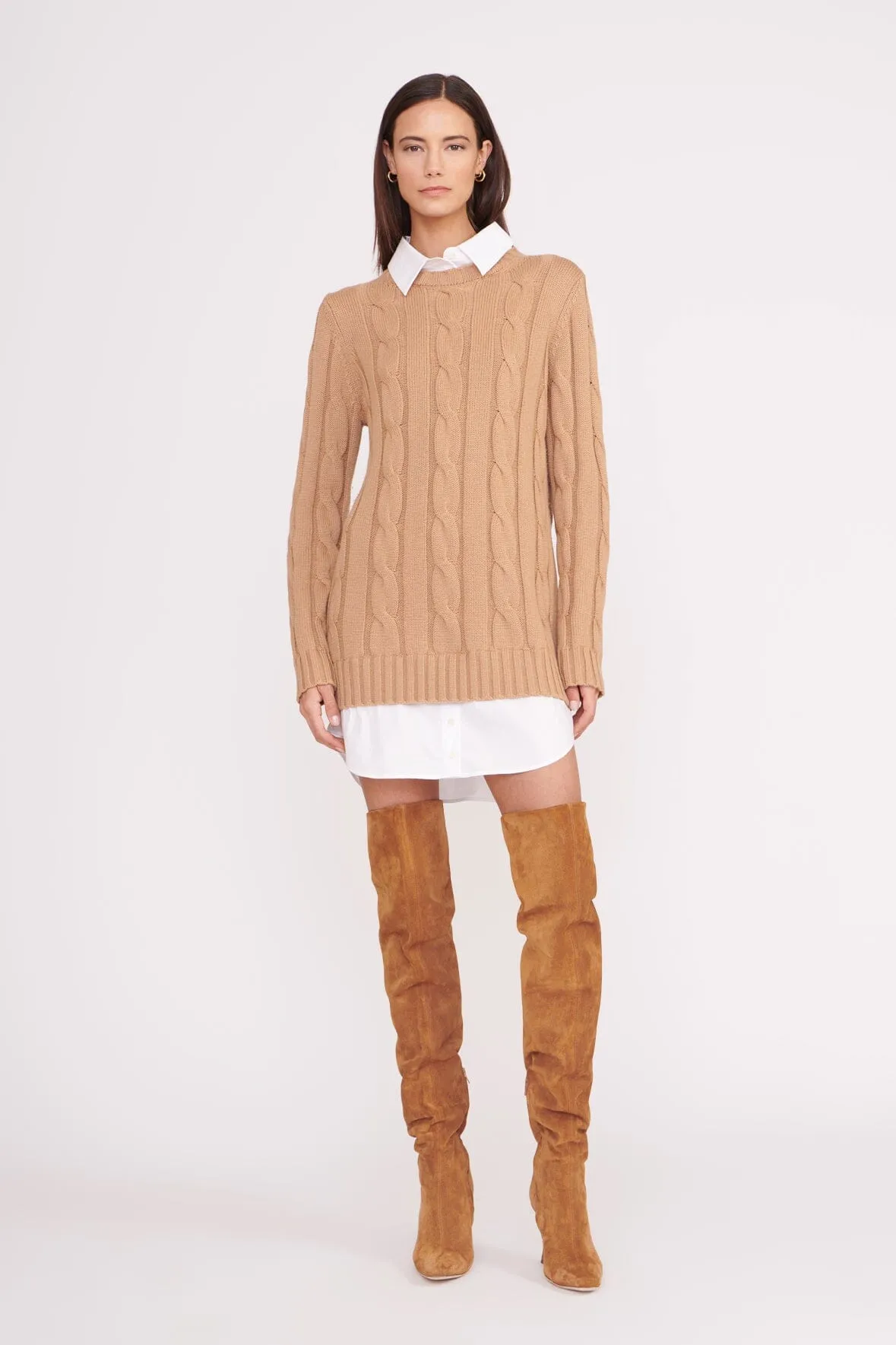 CAMI OVER THE KNEE BOOT | TAN SUEDE