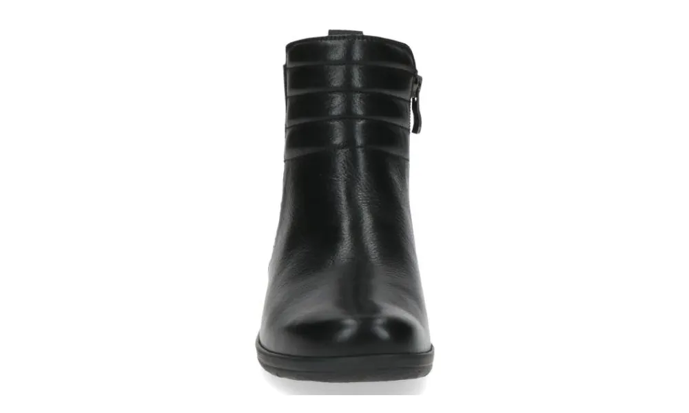 Caprice - Zip-Up Ankle Boot Black