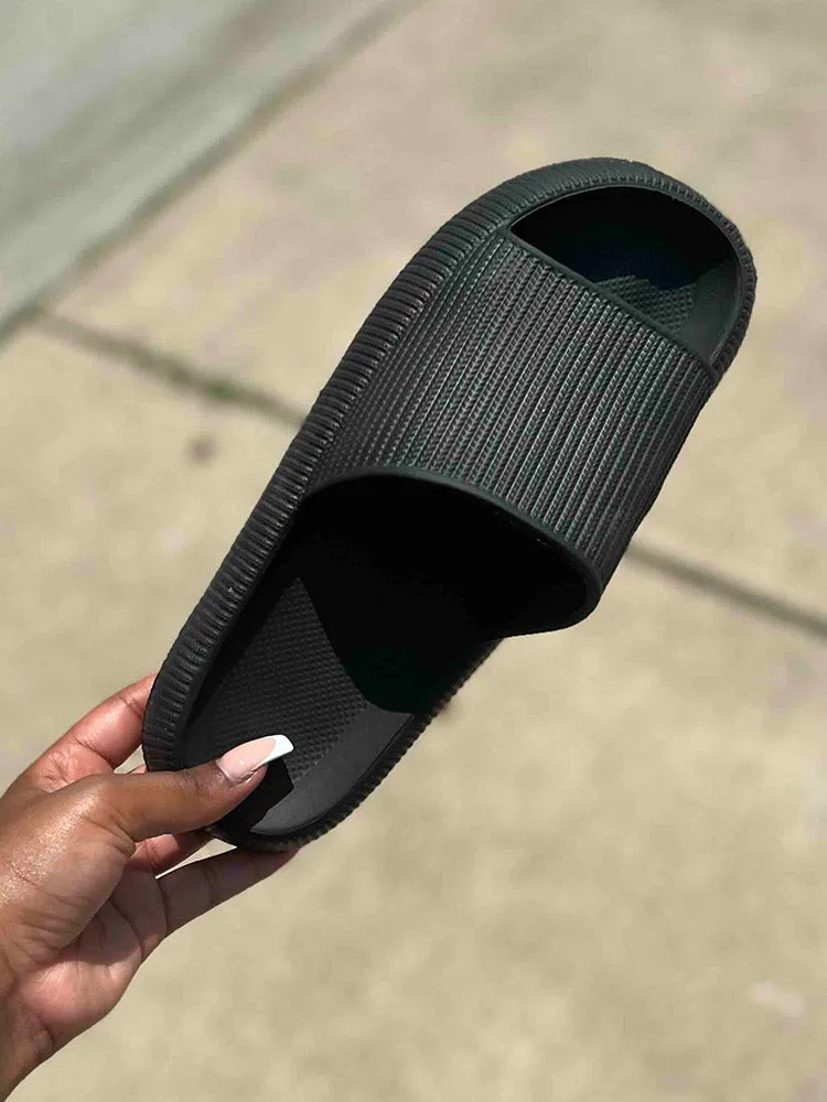 Casual Round Toe Slides