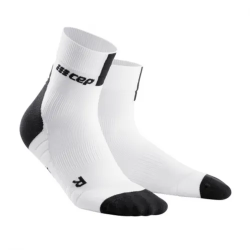 CEP Run Socks Short Cut 3.0 White Grey