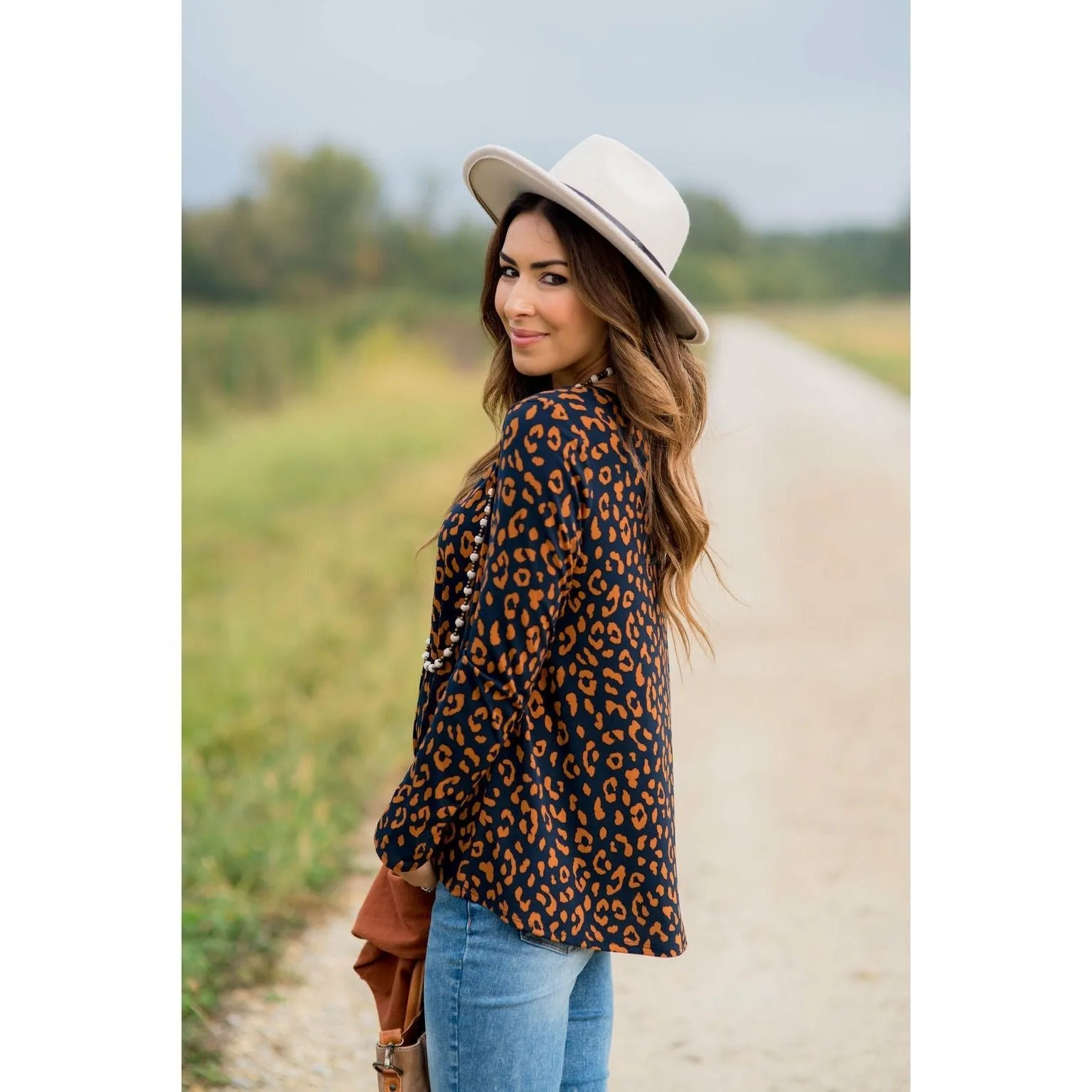 Cheetah Long Sleeve Top