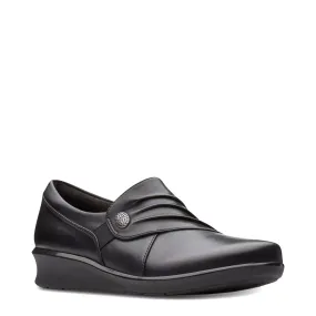 Clarks Women's Hope Roxanne Slip On in Black