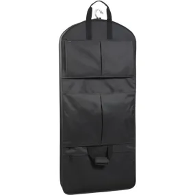 Clemco WallyBags 48" Deluxe Tri-Fold Travel Garment Bag with 3 Pockets 510 Black