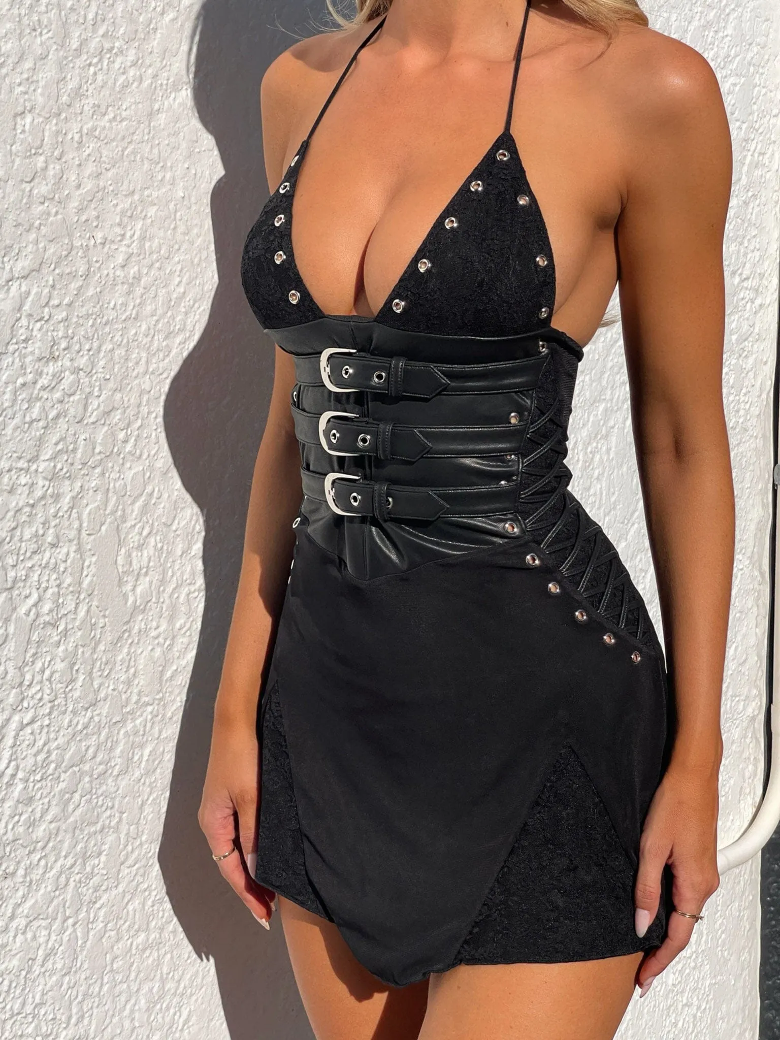 DALLAS MINI DRESS BLACK