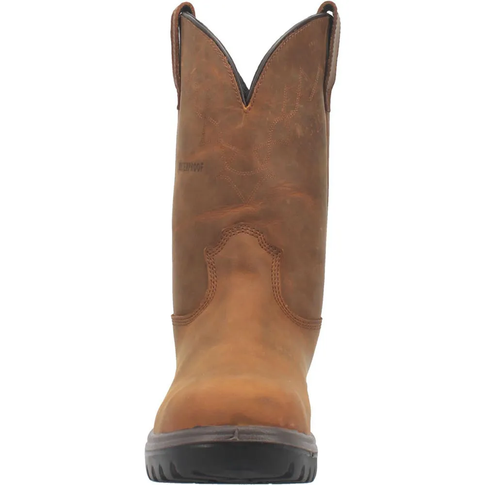 Dan Post Cummins Waterproof Tan Round Toe Leather Boot