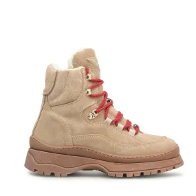 Downhill Boots Warm Suede Beige