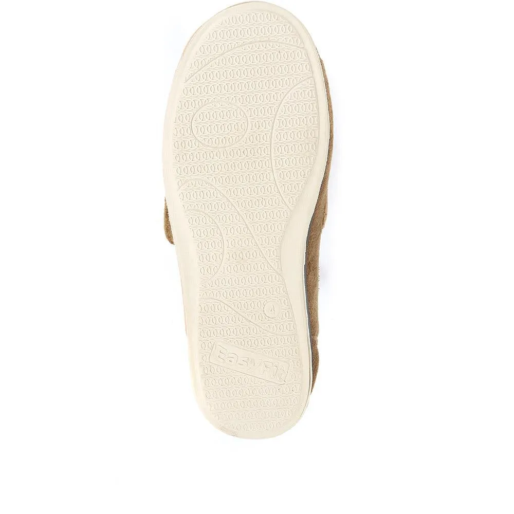 Extra Wide Fit Touch Fasten Slippers - ANA / 320 260