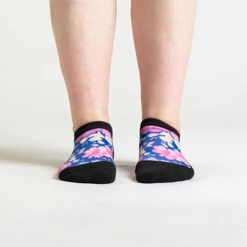 Floral Ankle Diabetic Socks