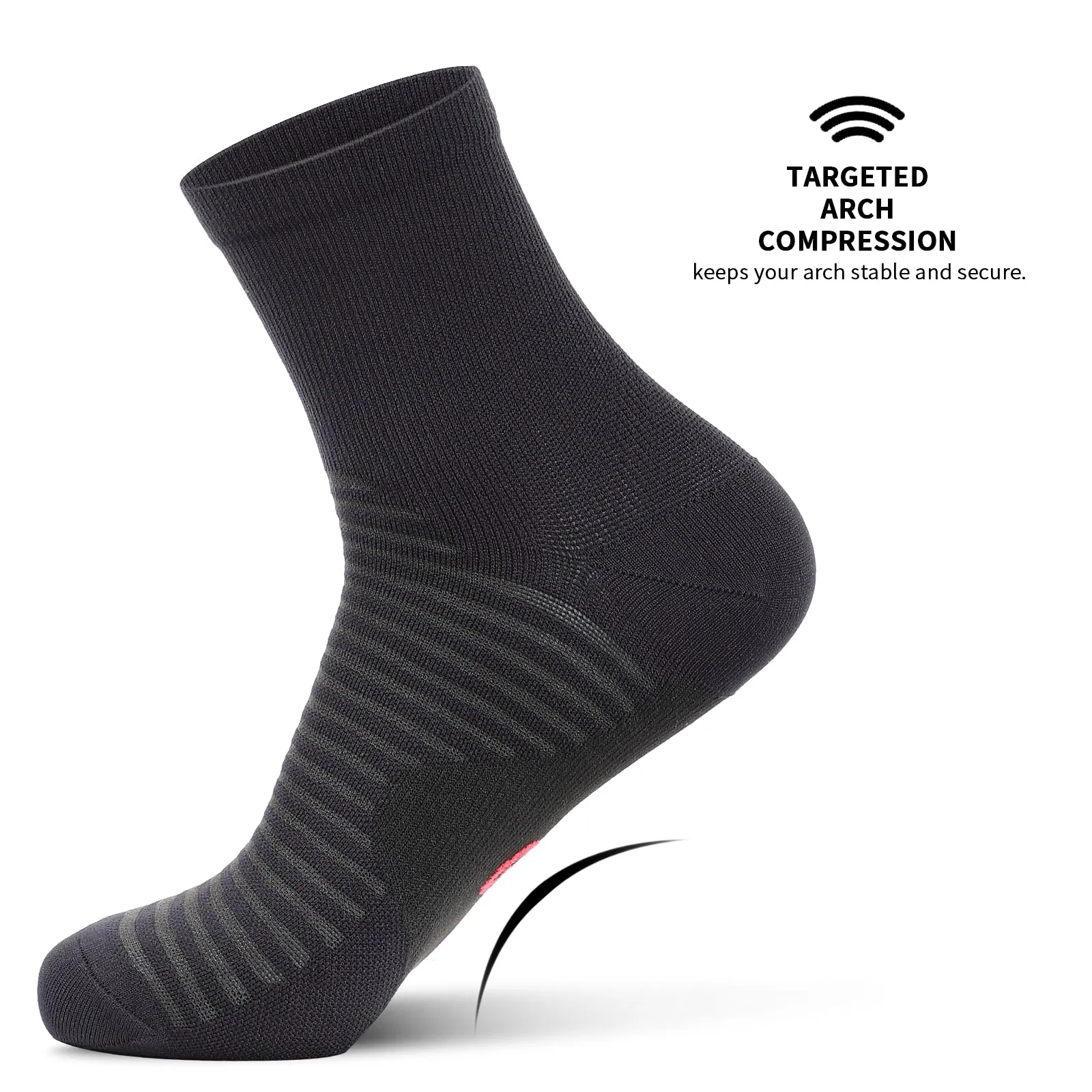 GECKOMAN x PAPLUS Quarter Athletic Socks 2-Pairs