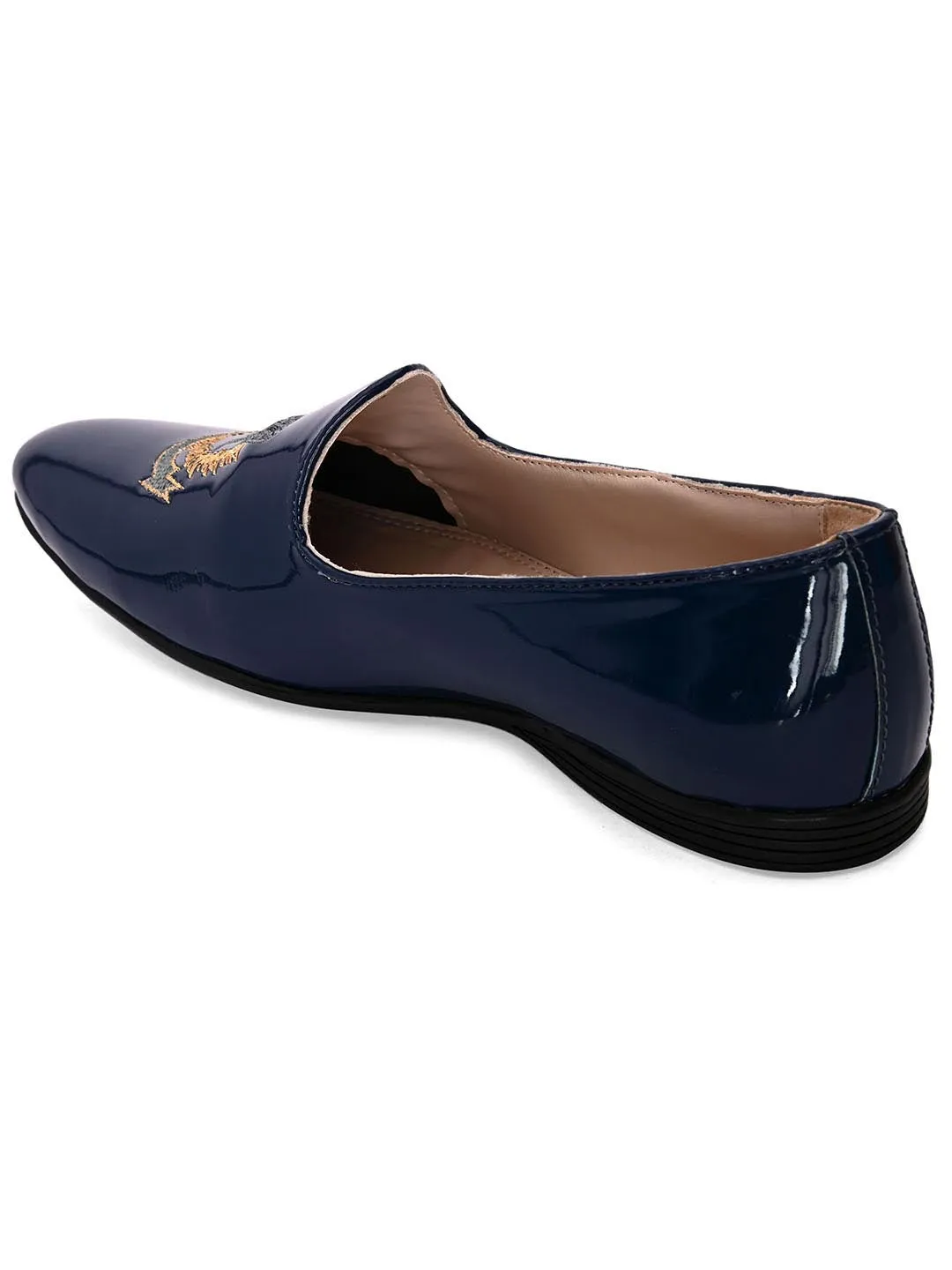 Genial Blue Slip-Ons