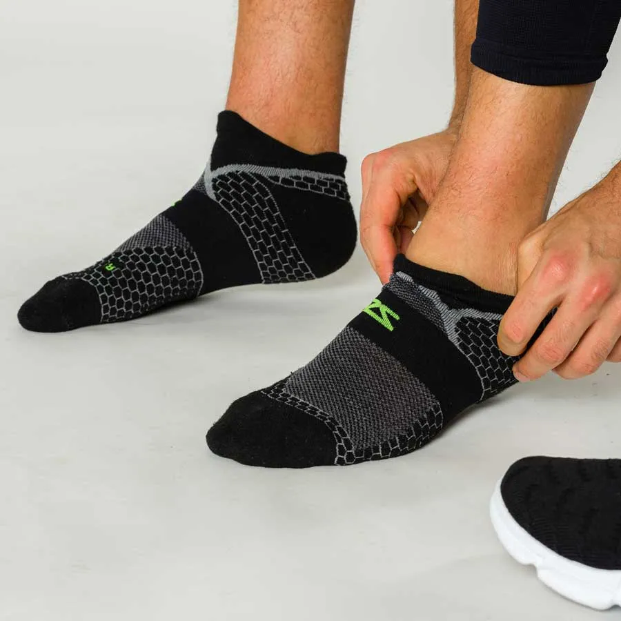 Grit 2.0 Running Socks (No-Show)