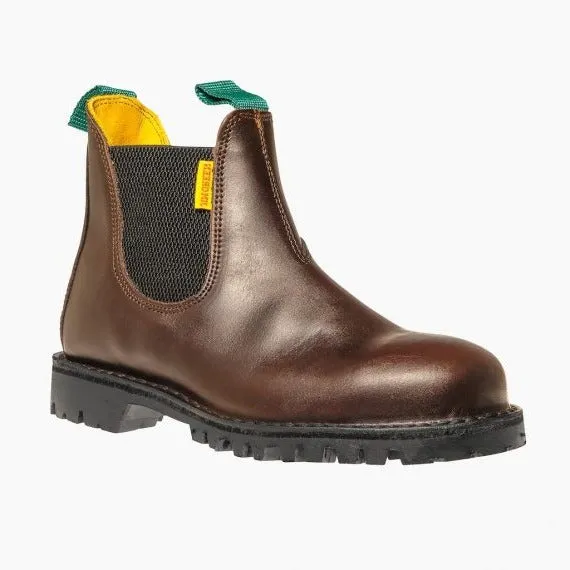 Jim Green Stock man Chelsea Brown Steel Toe Boot