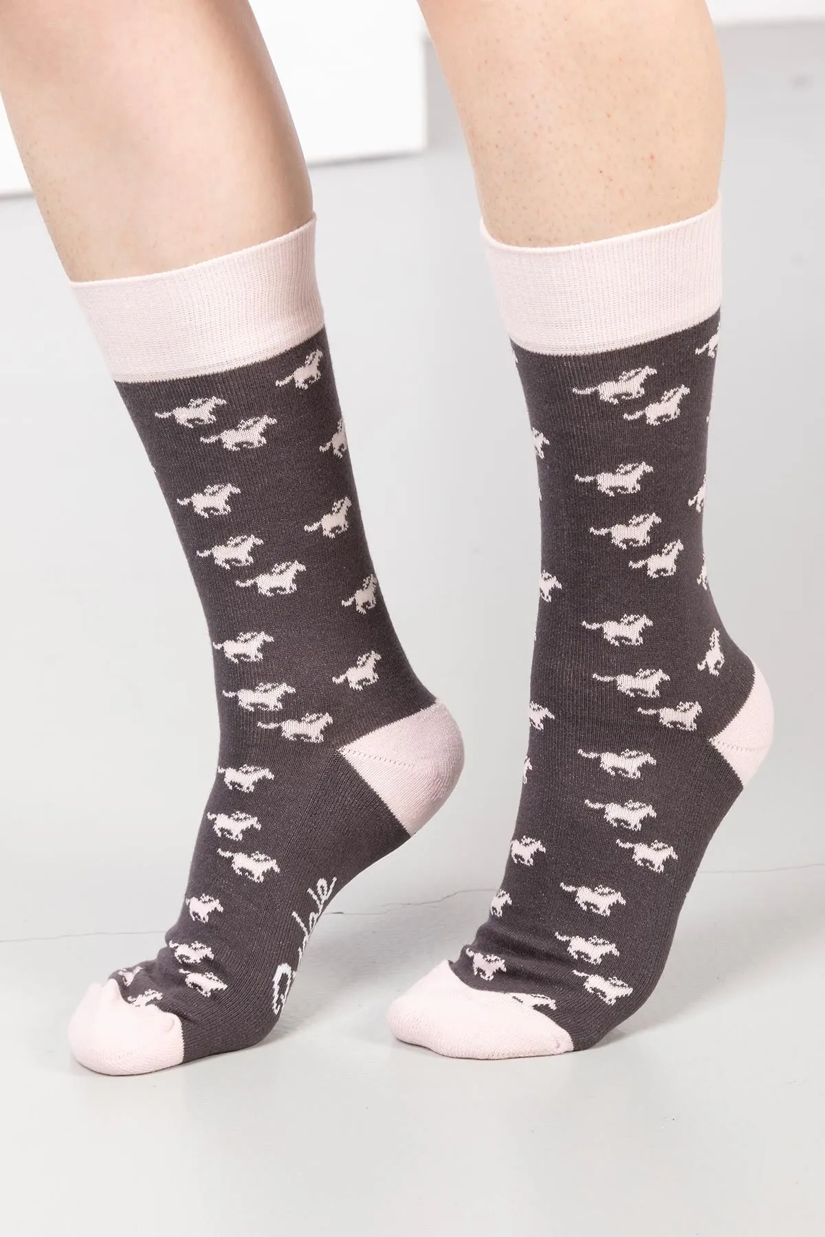 Ladies Galloping Horse II Ankle Socks