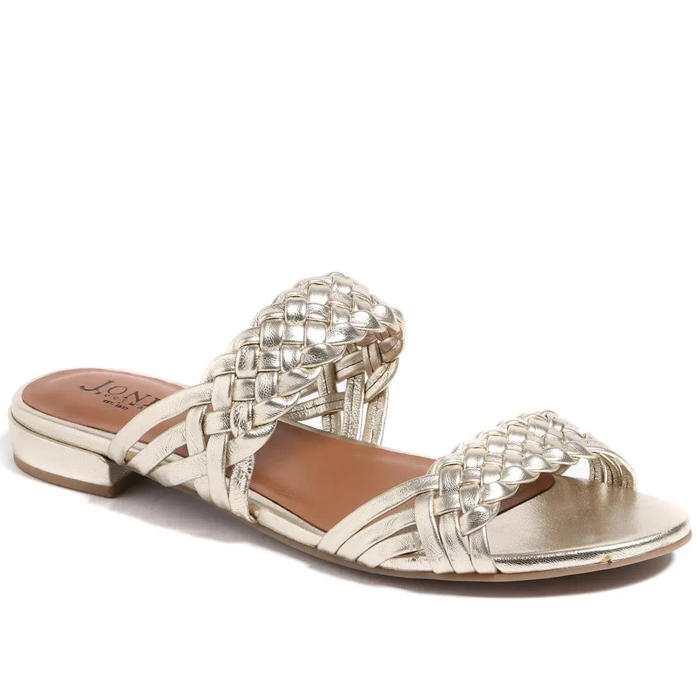 Madena Leather Mule Sandals - MADENA / 323 882