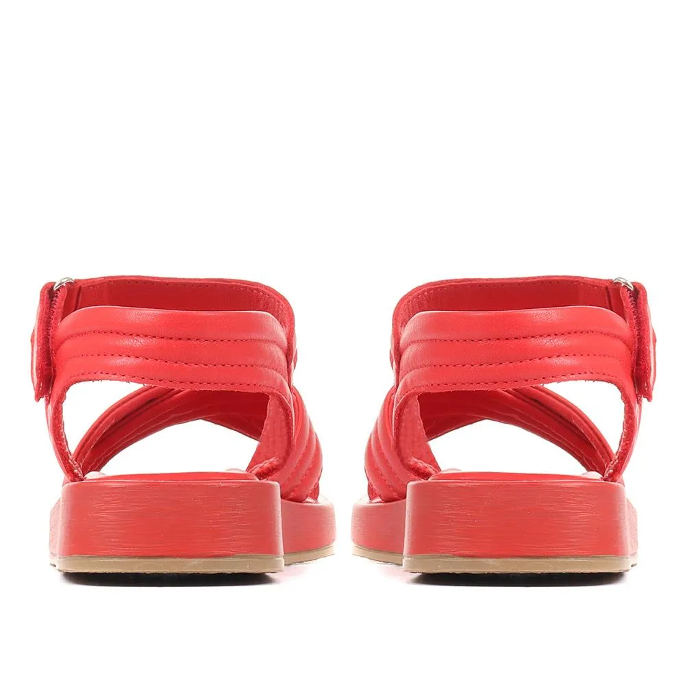 Maera Leather Platform Sandals - MAERA / 322 402