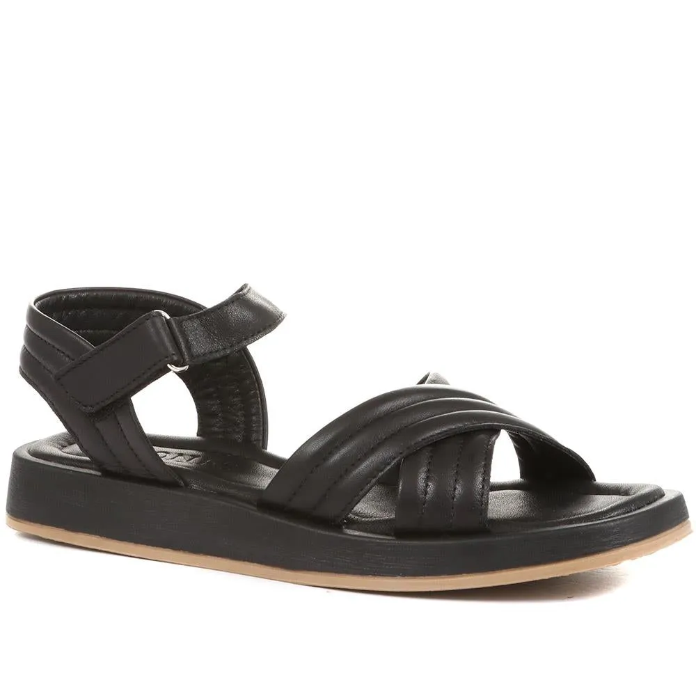 Maera Leather Platform Sandals - MAERA / 322 402