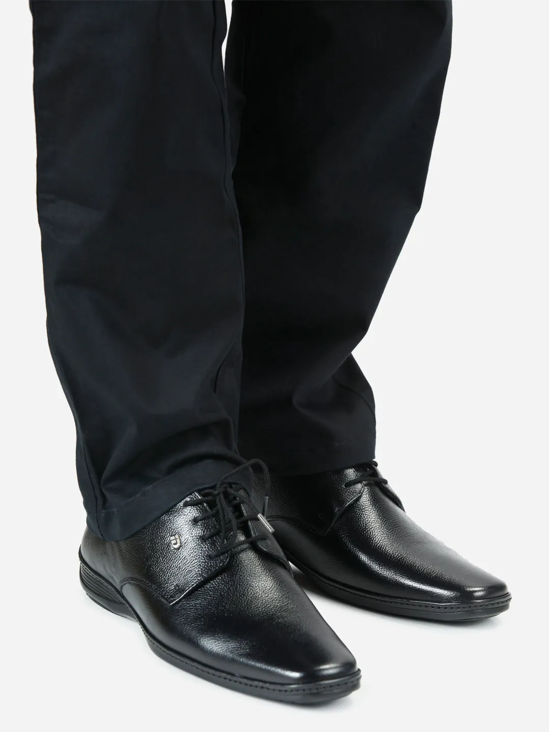 Men's Black Regular Toe Lace Up Formal (ID2165)