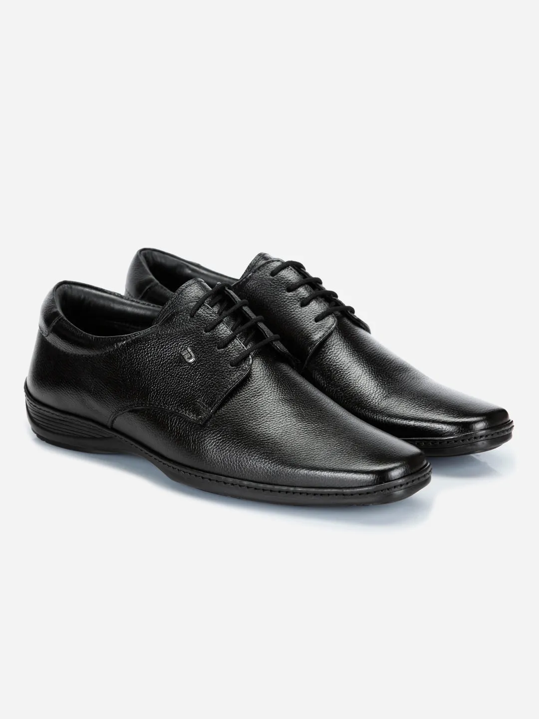 Men's Black Regular Toe Lace Up Formal (ID2165)