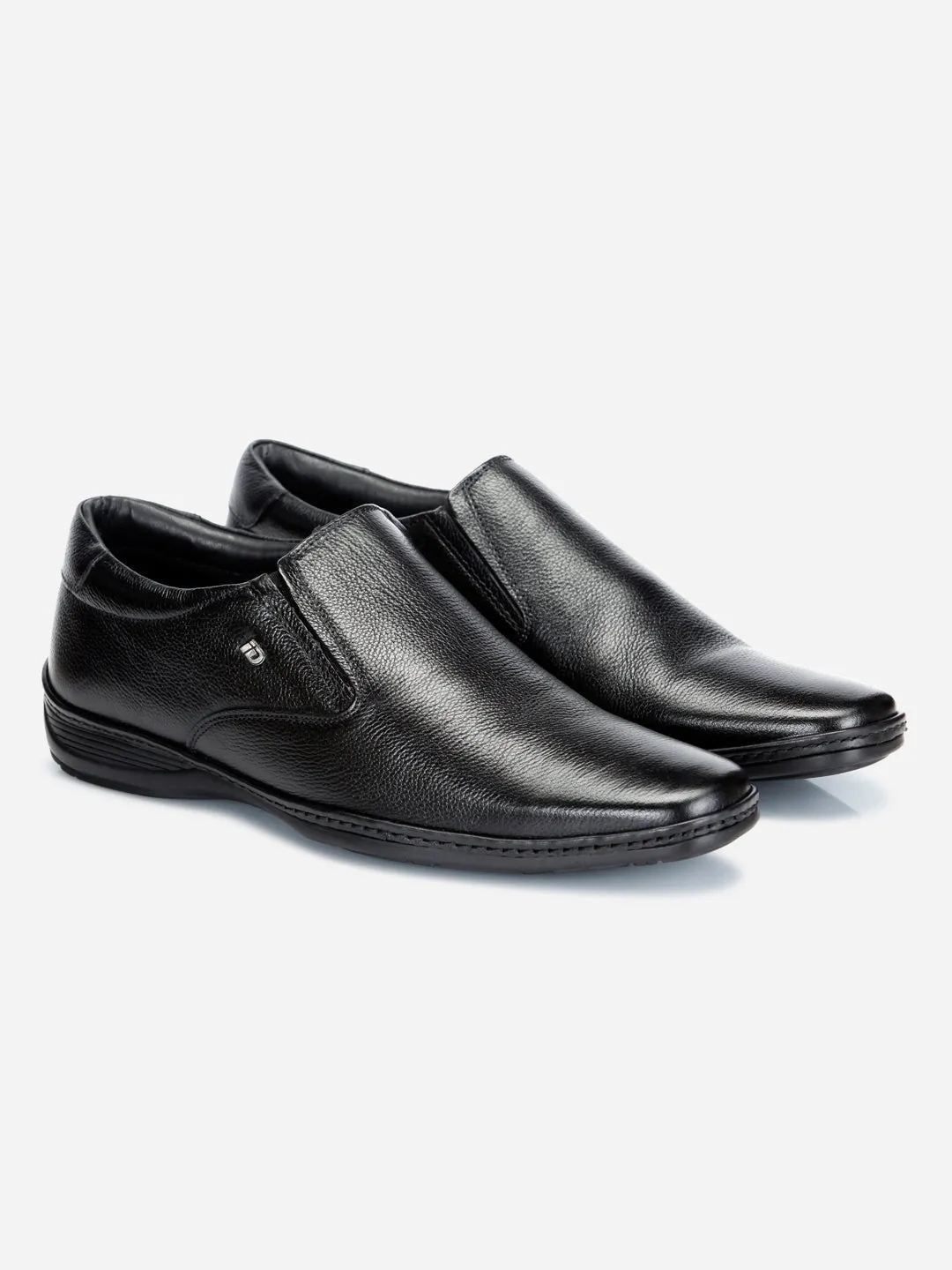 Men's Black Regular Toe Slipon Formal (ID2164)