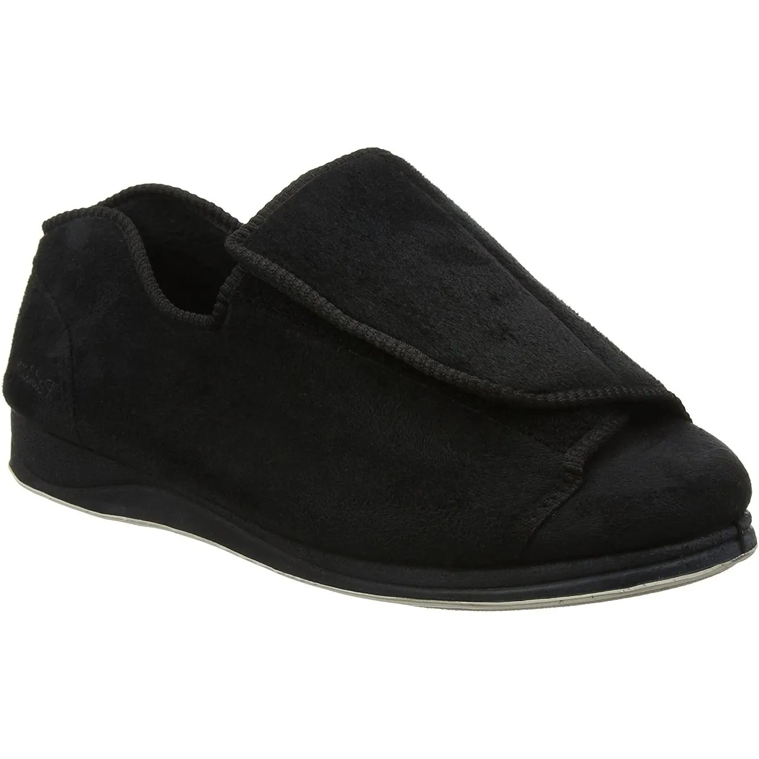 Mens Wide Fit Padders Peter Slippers