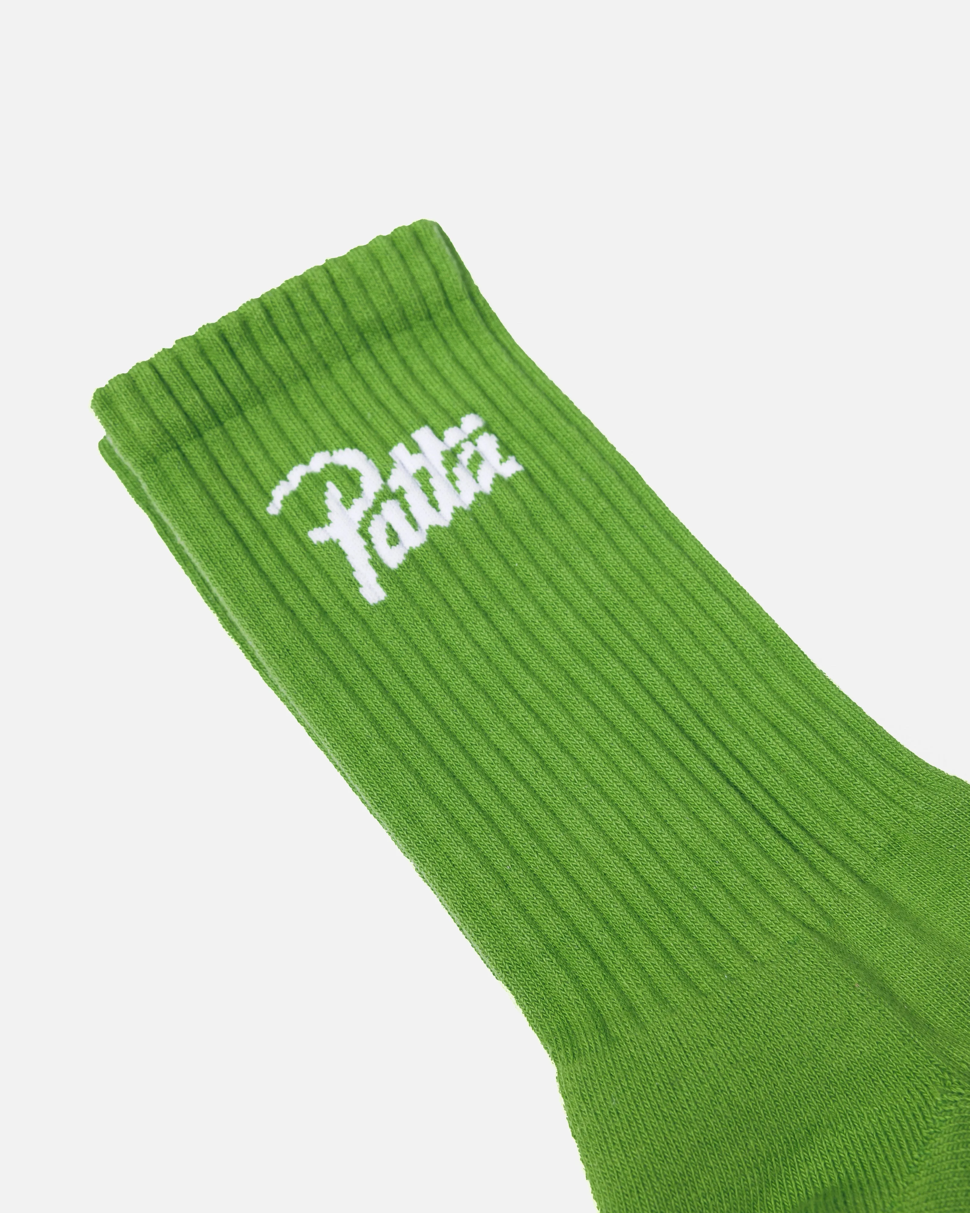 Patta Block Logo Sports Socks (Green)