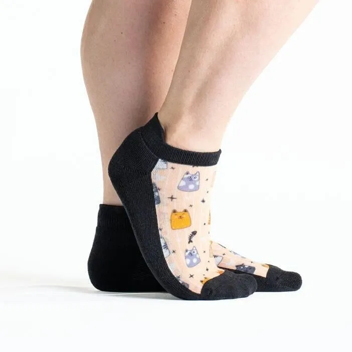 Pretty Kitty Diabetic Ankle Socks