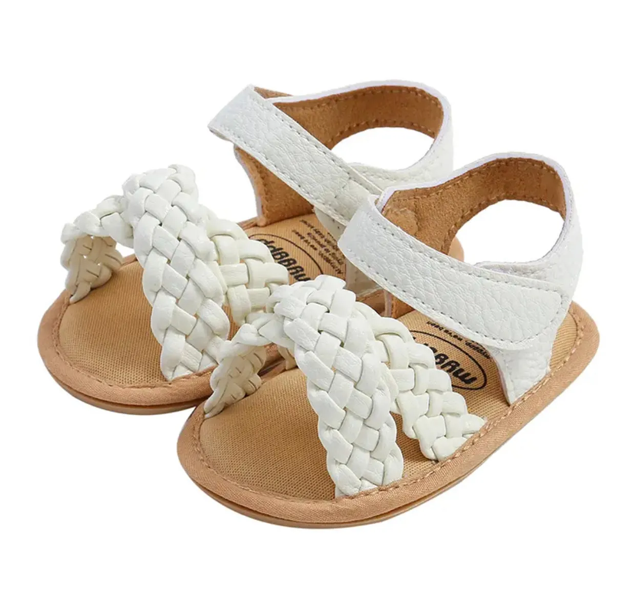 PU Braid Leather Sandals - 3 Colors