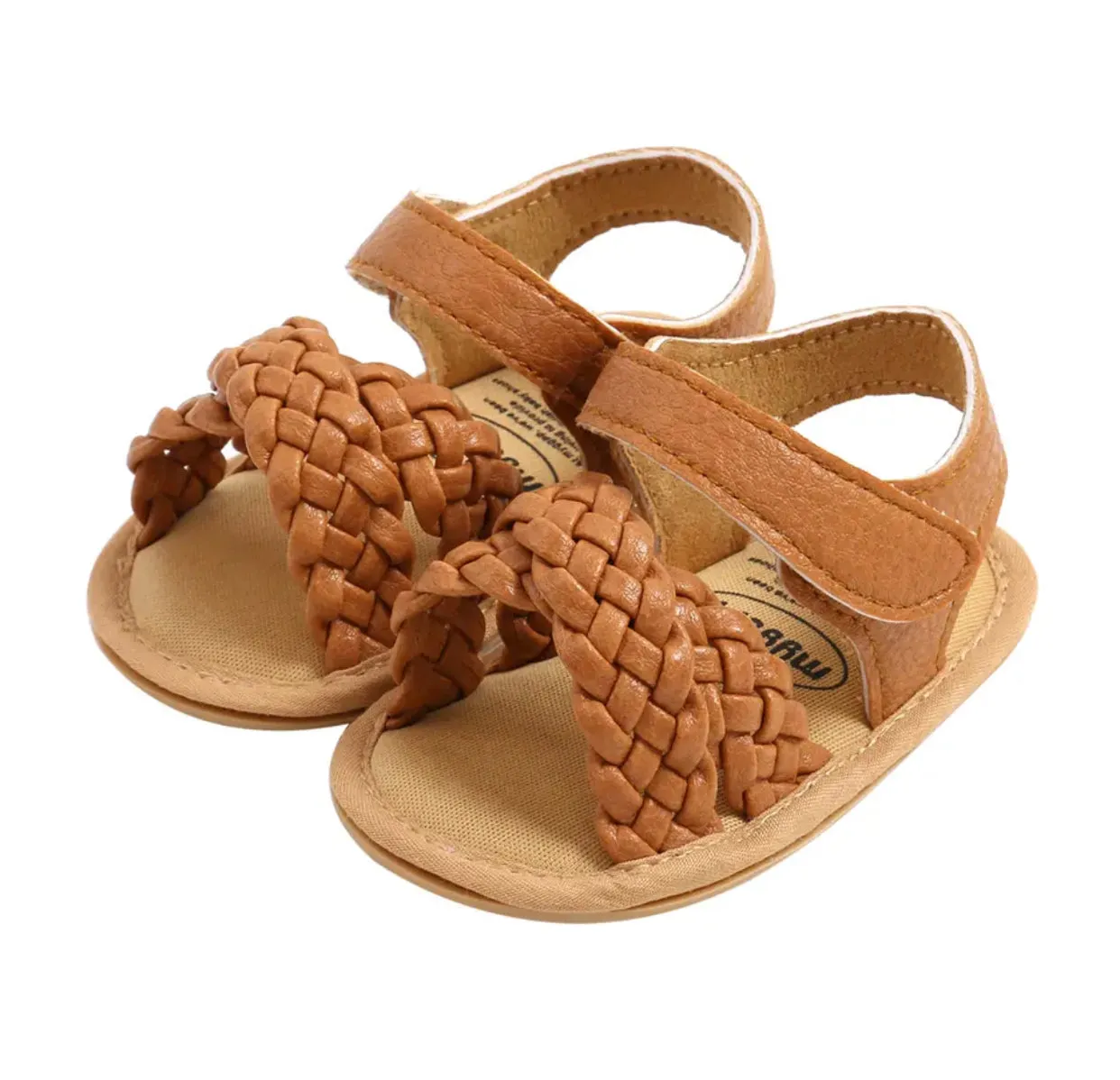 PU Braid Leather Sandals - 3 Colors