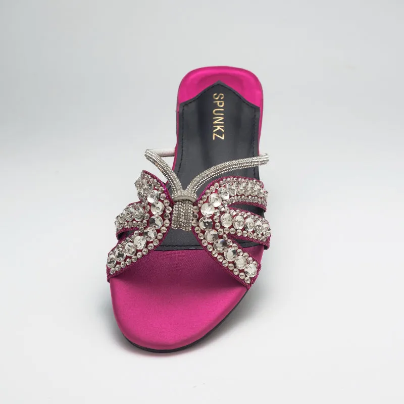 Rhinestone Strap Flat Sandals - Stylish and Comfortable for Any Occasion